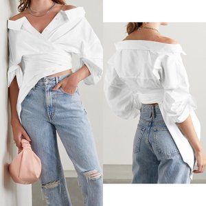 Alexander Wang White Deconstructed Shirt
